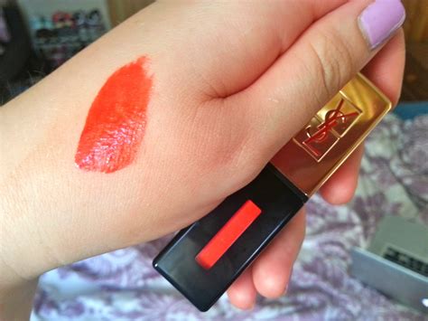 ysl rouge orange de chine|Yves Saint Laurent Rouge Pur Couture Vernis A Levres Glossy .